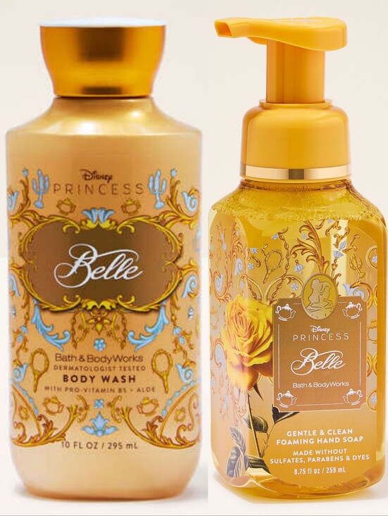 Bath & Body Works Other - Bath & Body Works Disney Princess Belle Body Wash & Foaming Hand Soap Set NEW